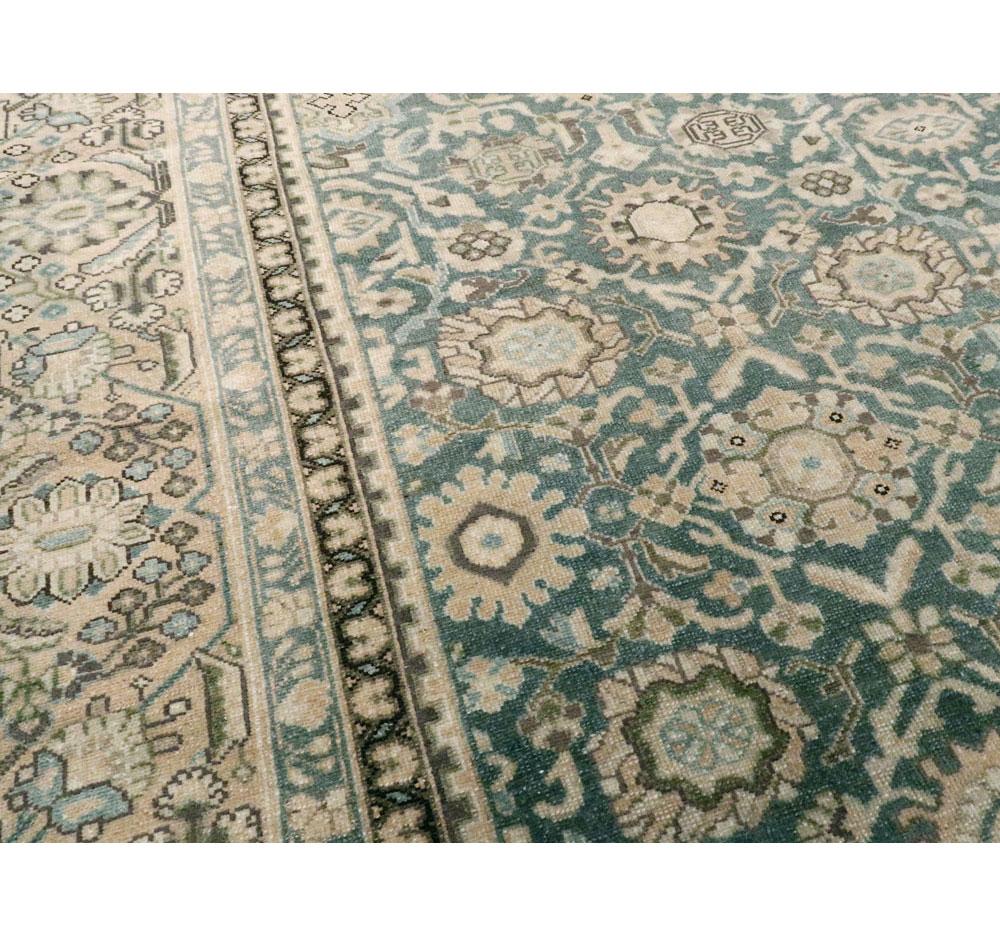 Wool Mid-20th Century Handmade Persian Malayer Room Size Carpet