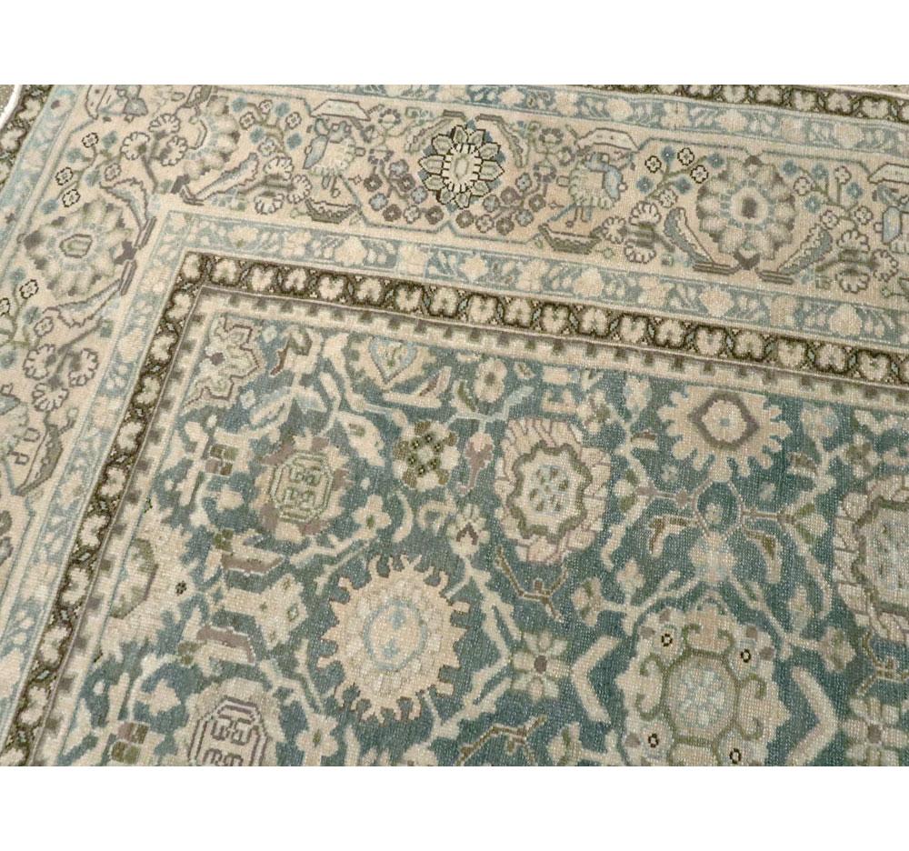 Mid-20th Century Handmade Persian Malayer Room Size Carpet 1