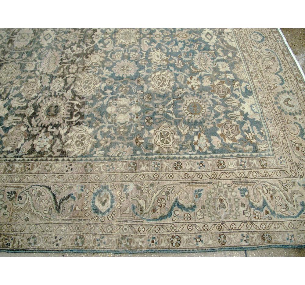 Mid-20th Century Handmade Persian Malayer Room Size Carpet 3