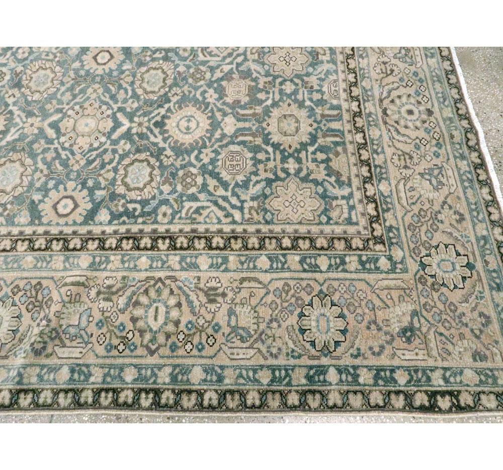Mid-20th Century Handmade Persian Malayer Room Size Carpet 3