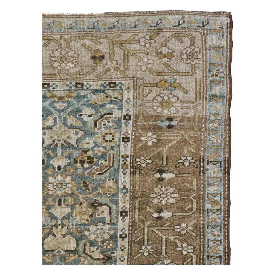 Early 20th Century Handmade Persian Malayer Runner In Excellent Condition For Sale In New York, NY