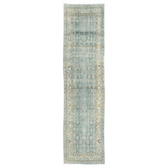 Tapis de couloir persan Malayer fait à la main du milieu du 20e siècle