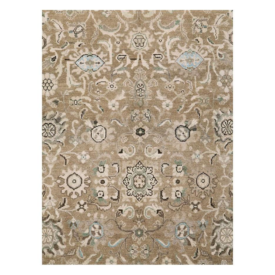 A vintage Persian Malayer rustic accent rug handmade during the mid-20th century.

Measures: 7' 0