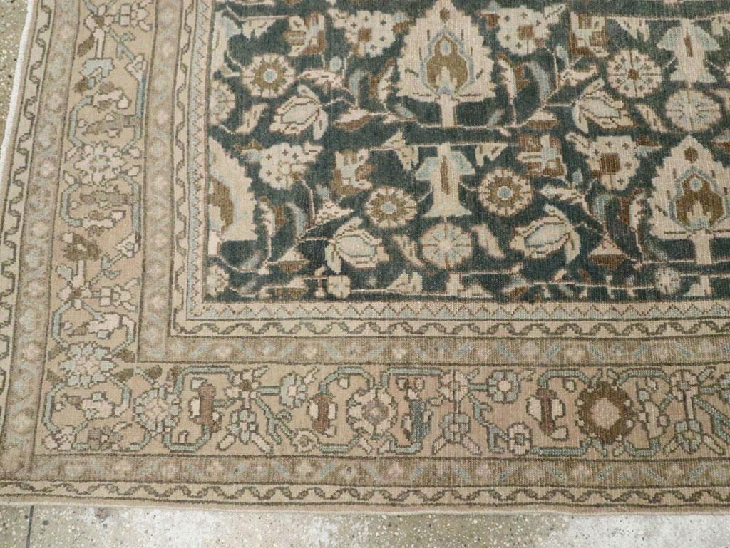 Mid-20th Century Handmade Persian Malayer Small Room Size Carpet For Sale 1