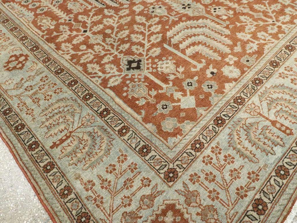 Handgefertigter persischer Malayer-Teppich in Zimmergröße, Klein, Mitte des 20. Jahrhunderts im Angebot 1