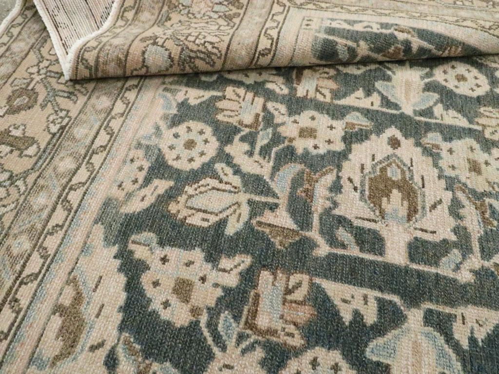Mid-20th Century Handmade Persian Malayer Small Room Size Carpet For Sale 3