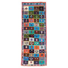 Handgefertigter persischer Malayer-Teppich aus der Mitte des 20. Jahrhunderts, Mid-century