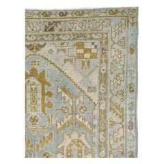 Mid-20th Century Handmade Persian Malayer Throw Rug