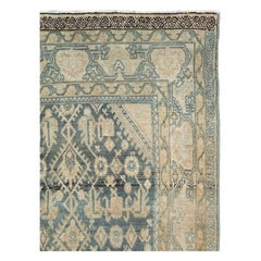 Mid-20th Century Handmade Persian Malayer Throw Rug