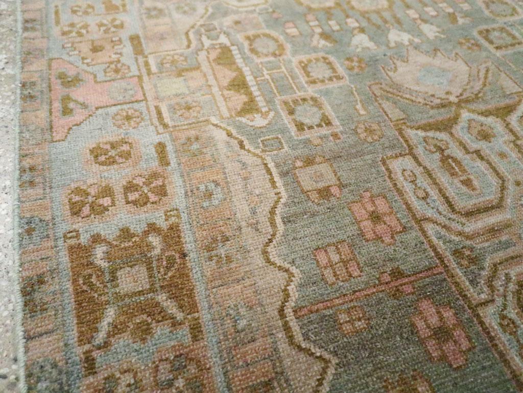 Noué à la main Tapis persan Malayer décoratif fait à la main du milieu du 20e siècle en vente