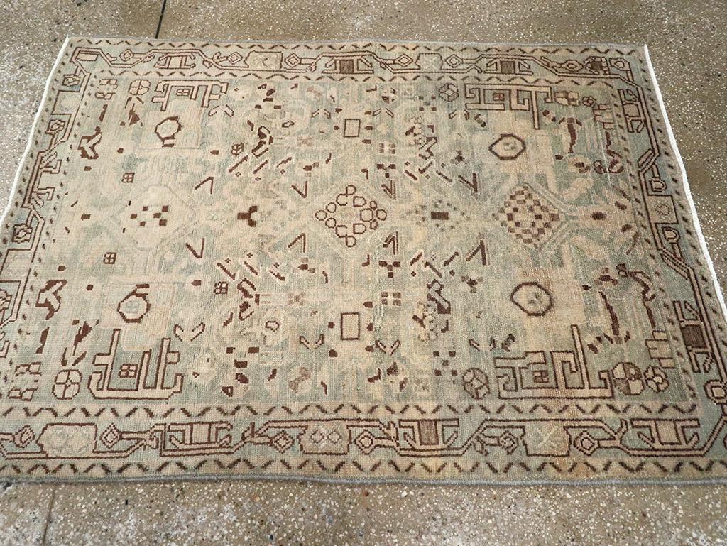 Perse Tapis persan Malayer décoratif fait à la main du milieu du 20e siècle en vente