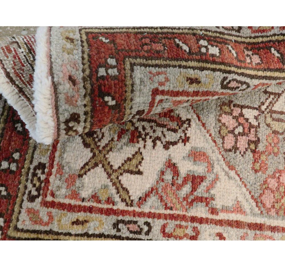 Laine Tapis persan Malayer décoratif fait à la main du milieu du 20e siècle en vente