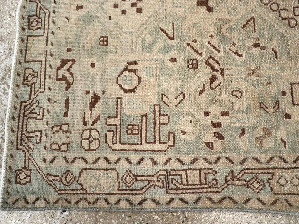 Noué à la main Tapis persan Malayer décoratif fait à la main du milieu du 20e siècle en vente