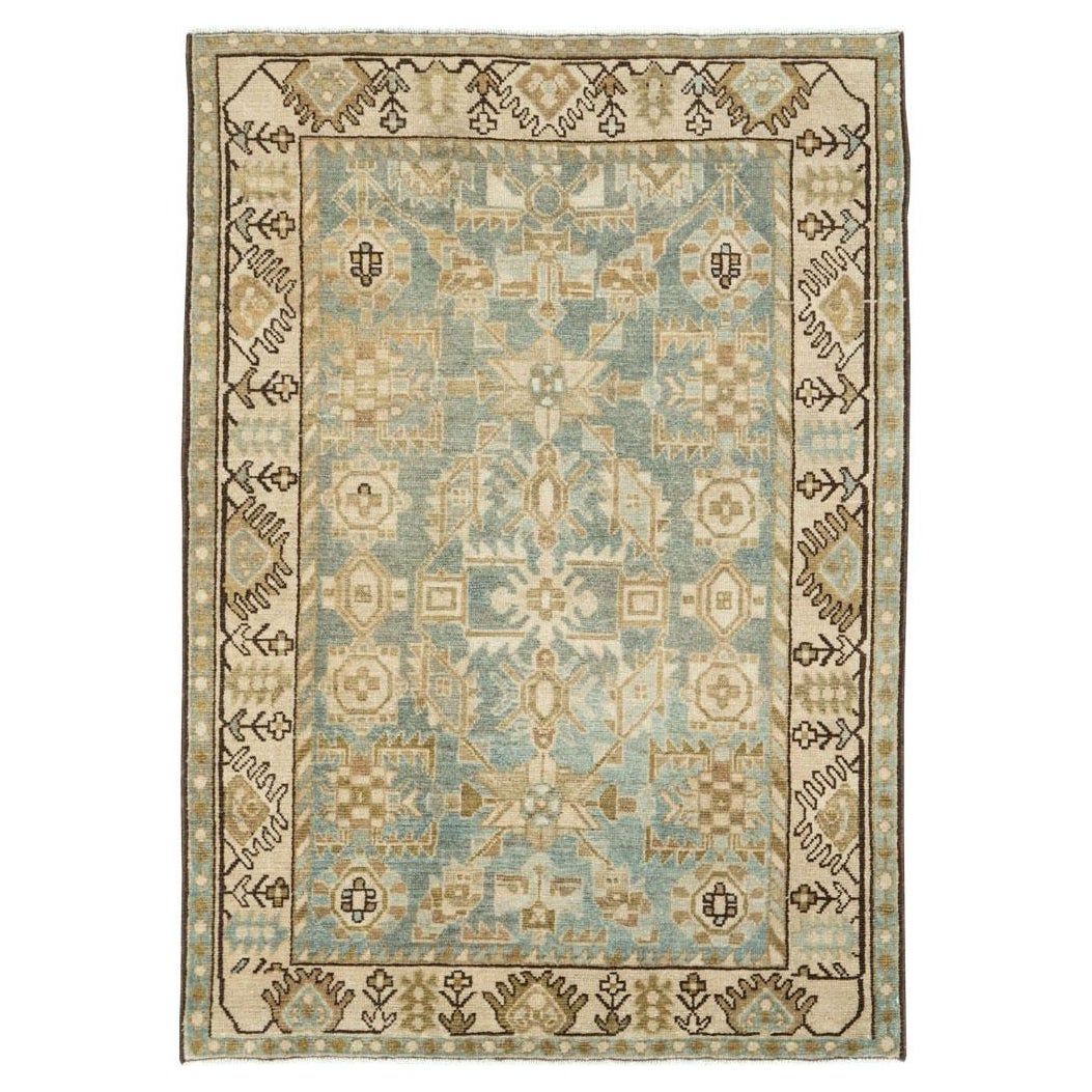 Handgefertigter persischer Malayer-Teppich aus der Mitte des 20. Jahrhunderts im Angebot