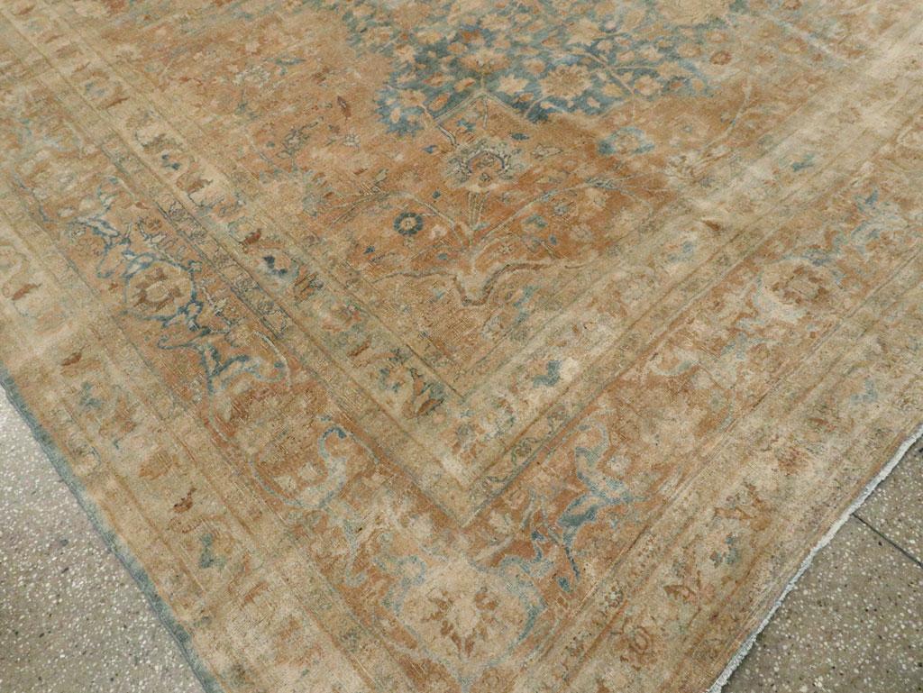Mitte des 20. Jahrhunderts handgefertigter persischer Täbris-Teppich für große Räume im Angebot 2