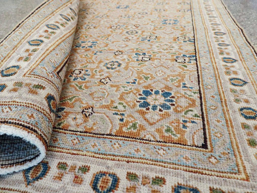 Mid-20th Century Handmade Persian Tabriz Runner 2