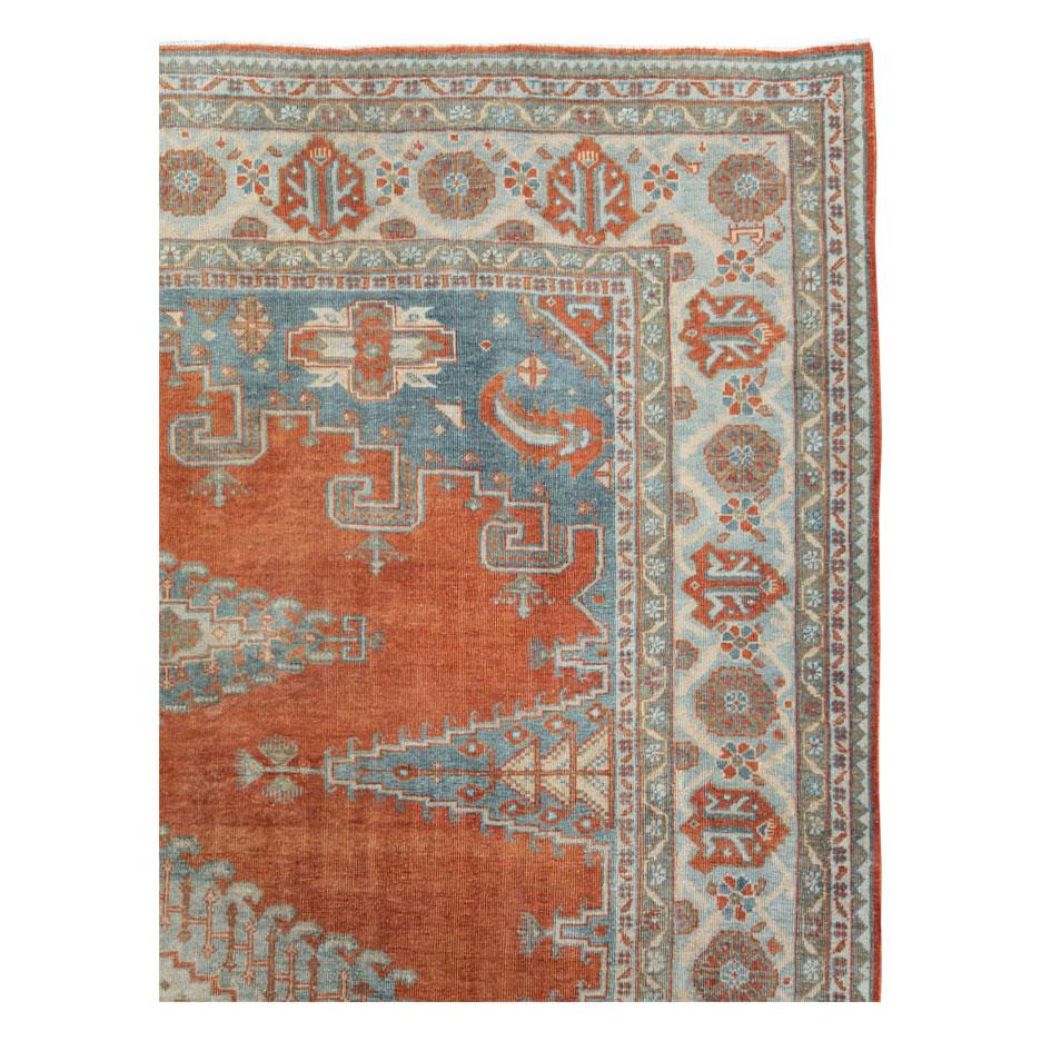 Tribal Mid-20th Century Handmade Persian Veece Large Room Size Carpet For Sale