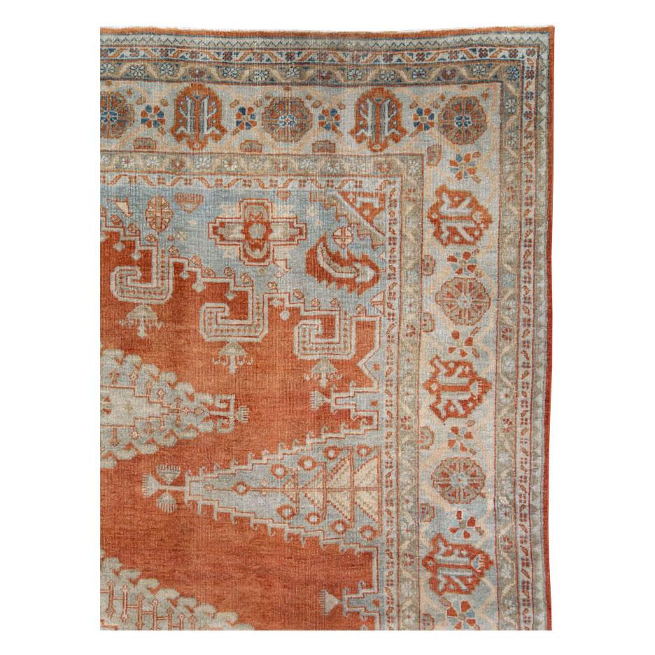 Hand-Knotted Mid-20th Century Handmade Persian Veece Large Room Size Carpet For Sale