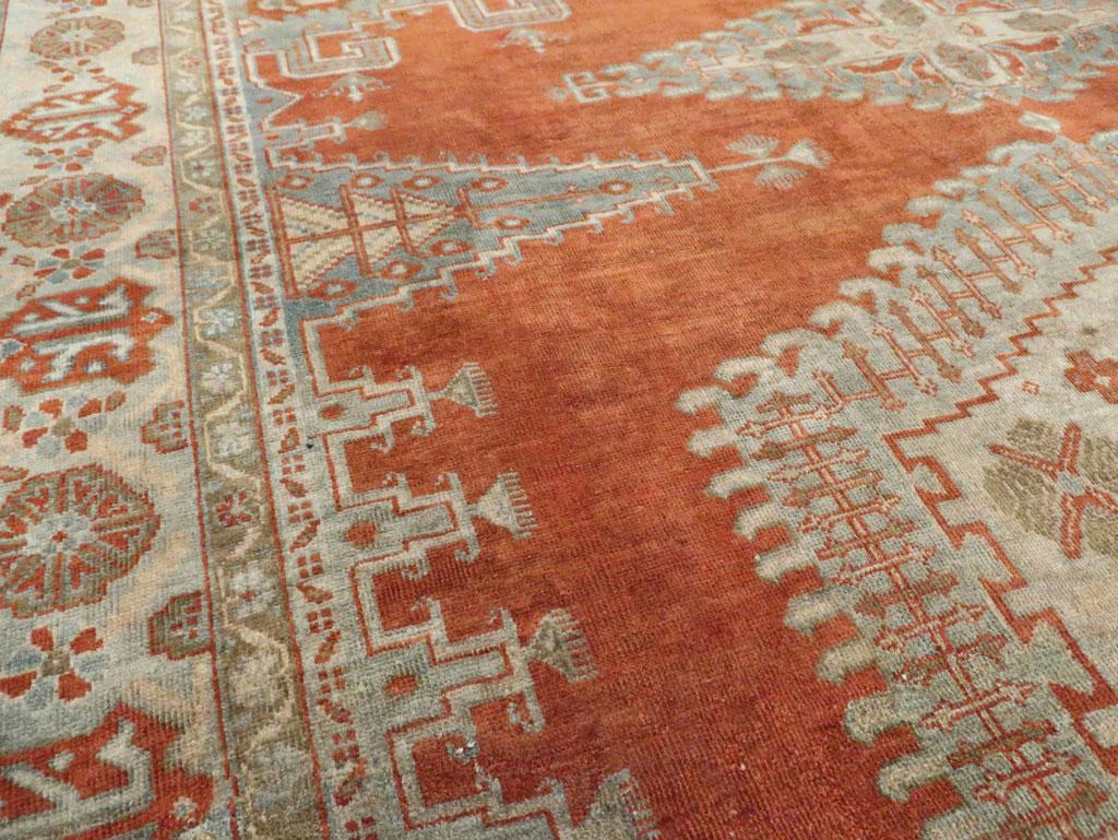Wool Mid-20th Century Handmade Persian Veece Large Room Size Carpet For Sale