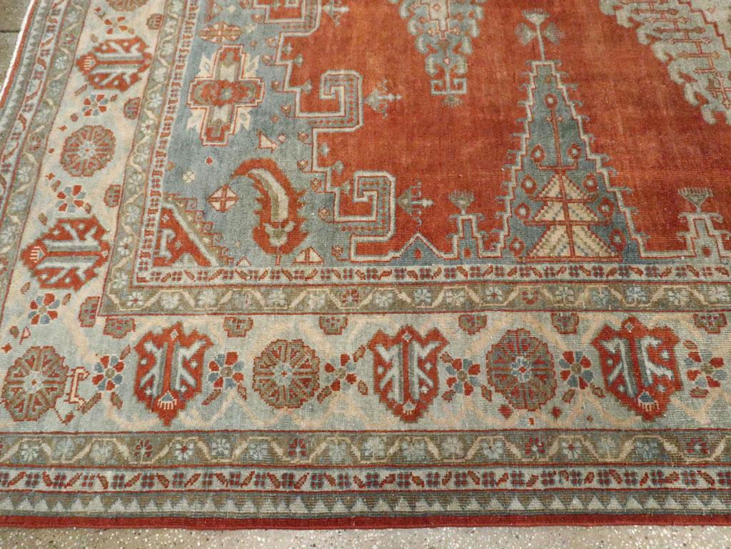 Mid-20th Century Handmade Persian Veece Large Room Size Carpet For Sale 2