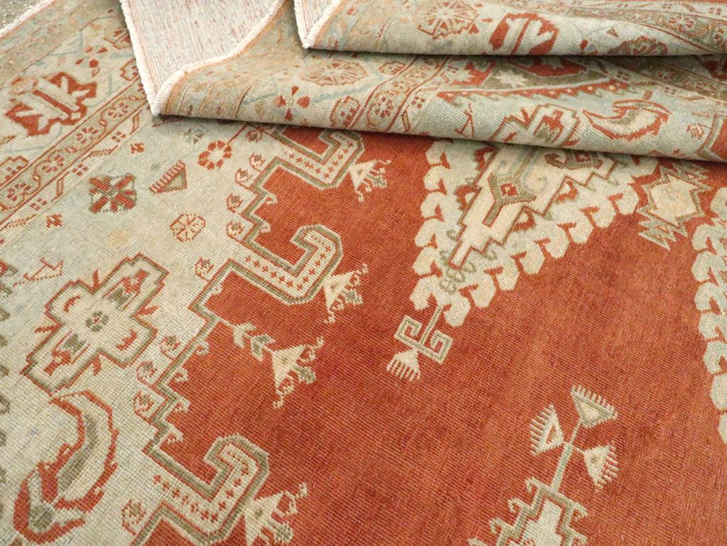 Mid-20th Century Handmade Persian Veece Room Size Carpet For Sale 4