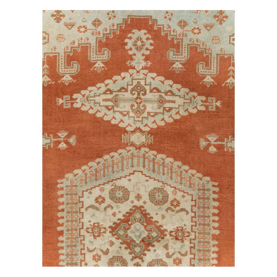 A vintage Persian Veece room size carpet handmade during the mid-20th century.

Measures: 8' 7