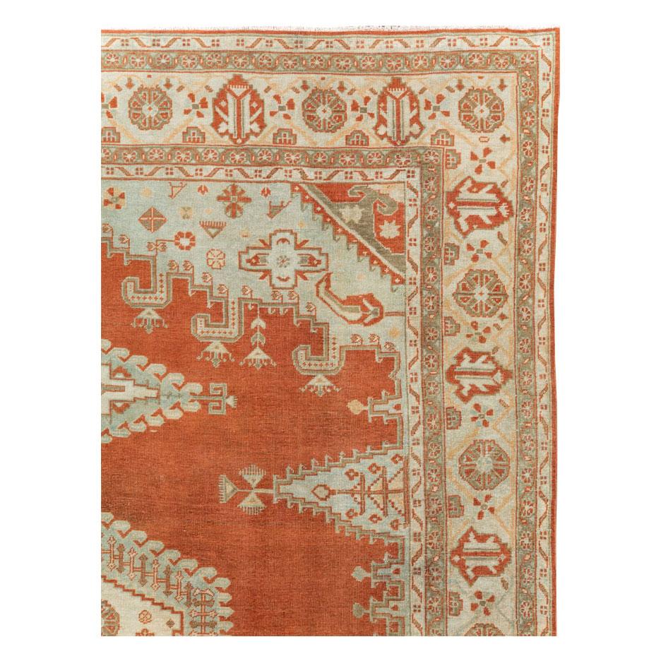 Tribal Mid-20th Century Handmade Persian Veece Room Size Carpet For Sale