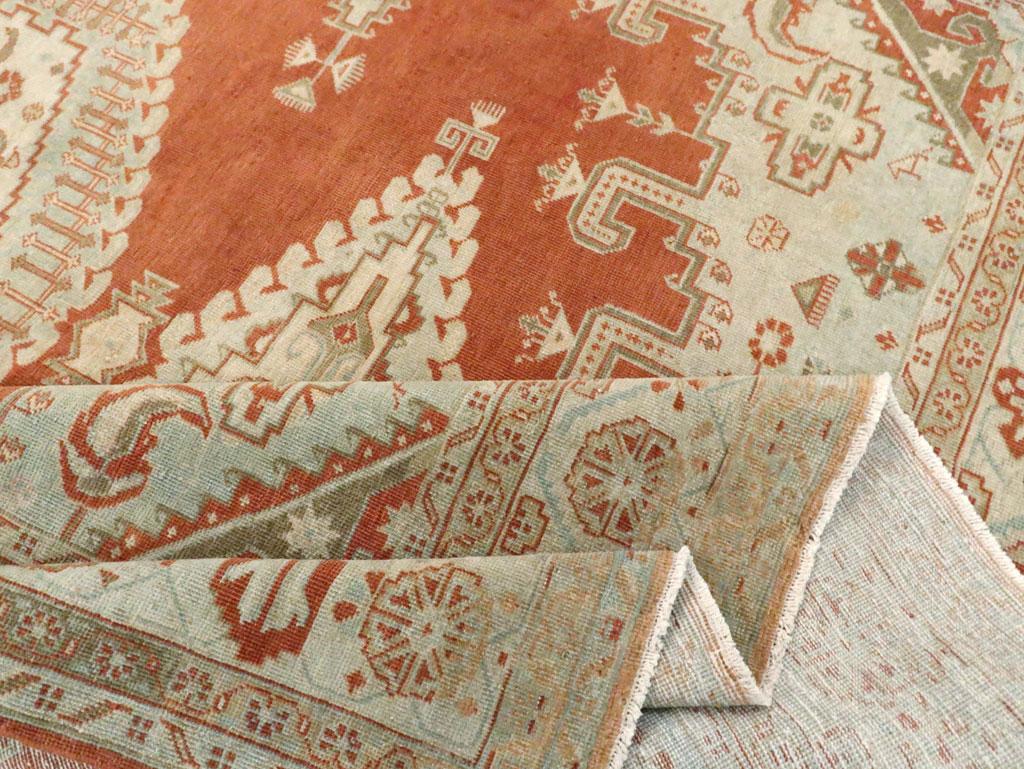 Mid-20th Century Handmade Persian Veece Room Size Carpet For Sale 3