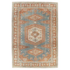 Handgefertigter persischer Veece-Teppich in Zimmergröße aus der Mitte des 20. Jahrhunderts
