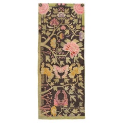 Mid-20th Century Handmade Tibetan Throw Rug