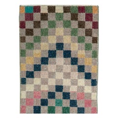 Mid-20th Century Handmade Turkish Anatolian Art Deco Style Runner