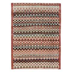 Mid-20th Century Handmade Turkish Anatolian Art Deco Style Runner