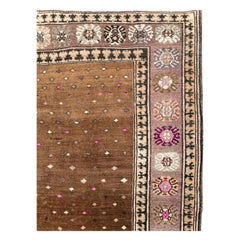 Mid-20th Century Handmade Turkish Anatolian Gallery Carpet