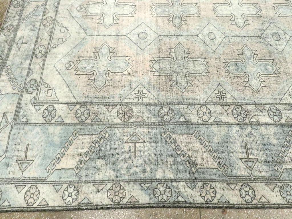 Mid-20th Century Handmade Turkish Anatolian Room Size Carpet For Sale 1