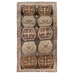 Mid-20th Century Handmade Turkish Anatolian Room Size Carpet