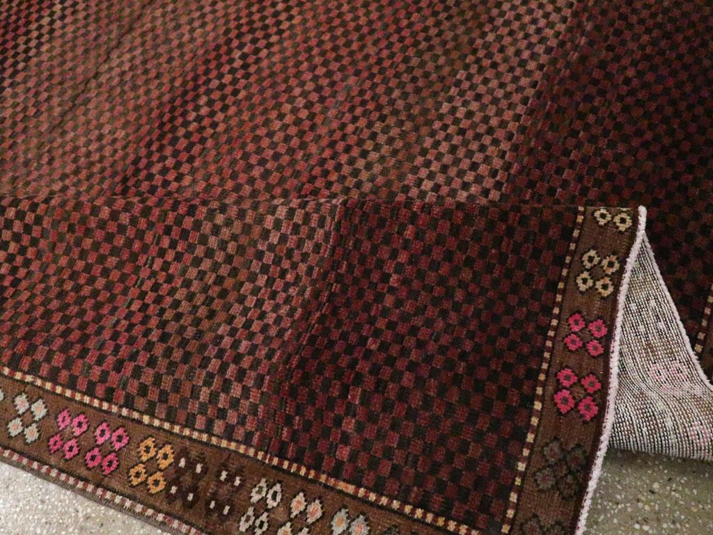 Mid-20th Century Handmade Turkish Anatolian Small Room Size Carpet For Sale 3