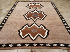 Mid-20th Century Handmade Turkish Anatolian Tribal Room Size Carpet