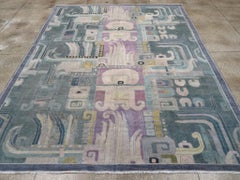 Galerie Shabab Collection Mid-20th Century Turkish Art Deco Room Size Carpet