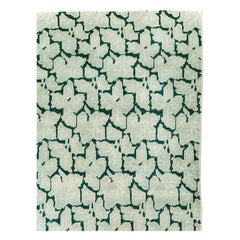 Galerie Shabab Collection Mid-20th Century Turkish Art Deco Style Accent Carpet