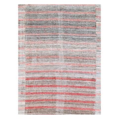 Mid-20th Century Handmade Turkish Flat-Weave Kilim Accent Carpet
