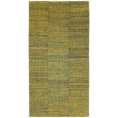 Mid-20th Century Handmade Turkish Flat-Weave Kilim Accent Carpet