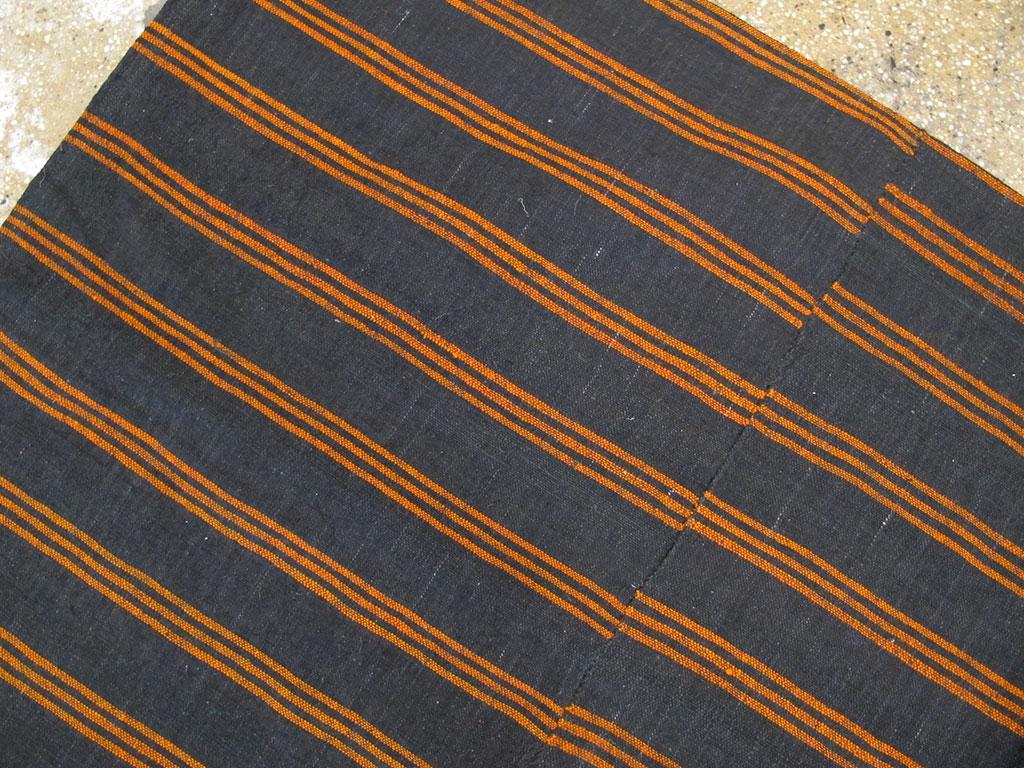 Mid-20th Century Handmade Turkish Flat-Weave Kilim Accent Rug 2