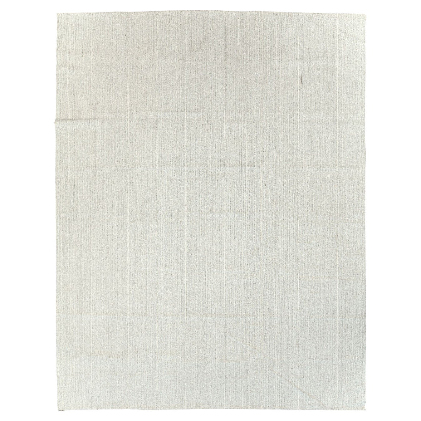Tapis Kilim turc à tissage plat fait à la main du milieu du 20e siècle, de taille standard