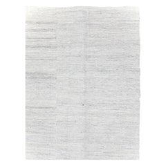 Mitte des 20. Jahrhunderts handgefertigter türkischer Flachgewebe-Kilim-Akzentteppich