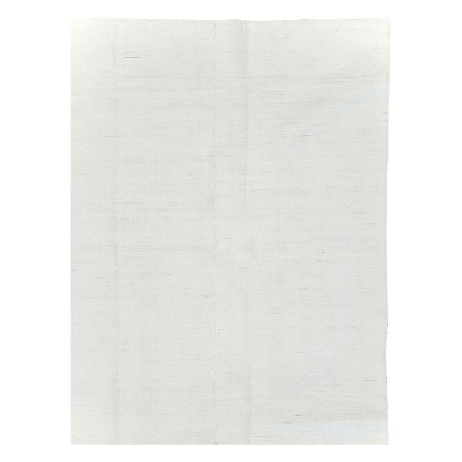 Moderne Tapis Kilim turc à tissage plat fait à la main du milieu du 20e siècle en vente