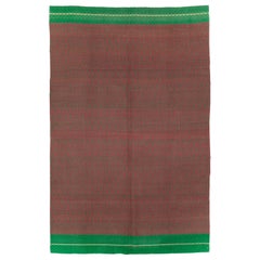 Tappeto turco a trama piatta Rug & Kilim, fatto a mano, della metà del XX secolo