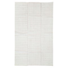 Rug & Kilim a trama piatta fatto a mano della metà del XX secolo
