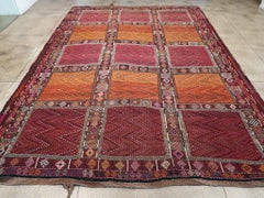 Galerie Shabab Collection Mitte des 20. Jahrhunderts Türkischer Stammes-Flachgewebe-Kilim-Teppich