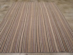Mid-20th Century Handmade Turkish Flatweave Kilim Room Size Carpet