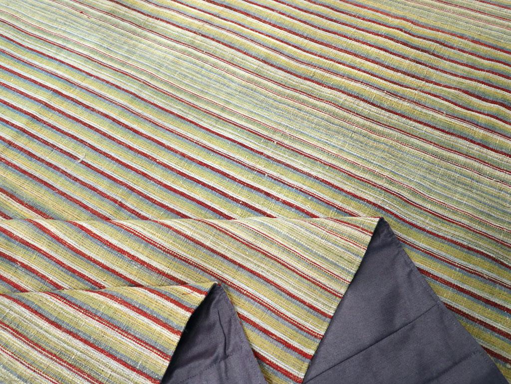 Lana Tappeto Kilim turco a trama piatta fatto a mano della metà del 20° secolo in vendita